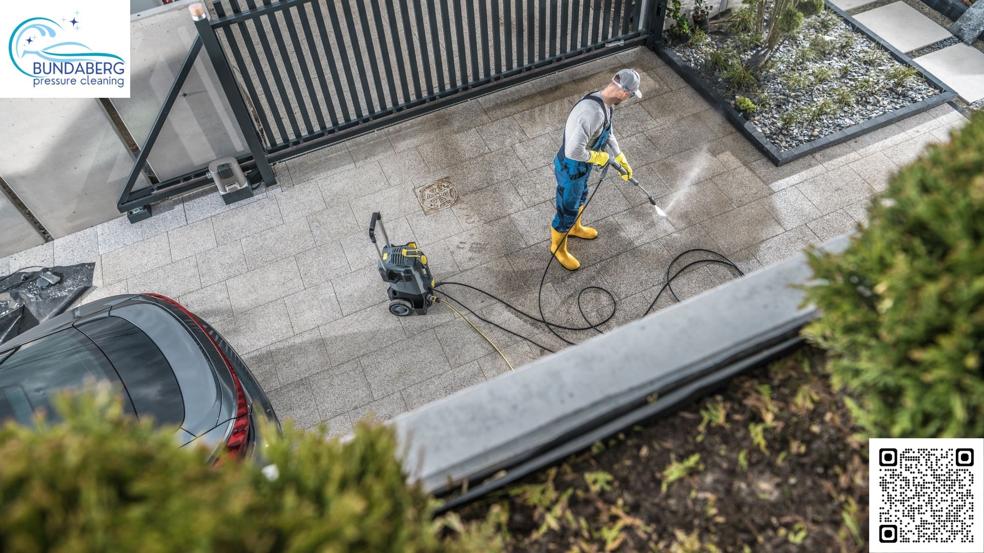 What are the most common surfaces cleaned by Bundaberg Pressure Cleaning?